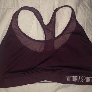 Victoria secret burgundy racerback sports bra XL